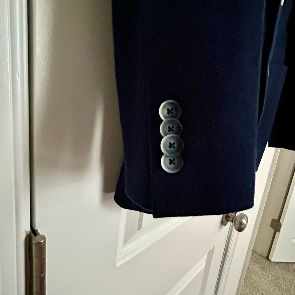Nautica Men's Navy Sport Coat Blazer Size 38 Short - Picture 3 of 9